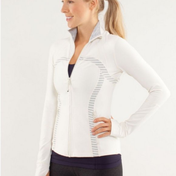 lululemon athletica Jackets & Blazers - Lululemon Define Jacket Brushed - Polar Cream - Size 6